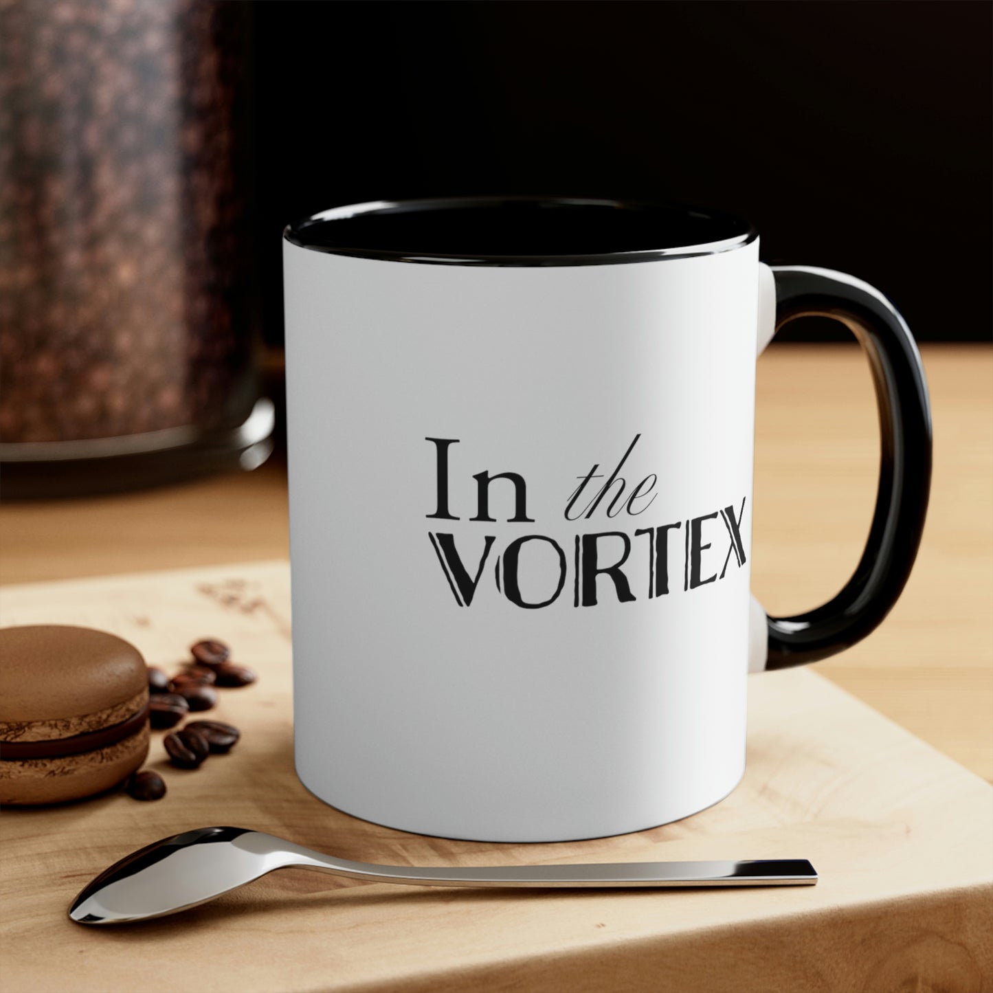 In the Vortex Coffee Mug, 11oz